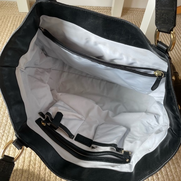 Cole Haan Leather Shoulder Tote - Picture 5 of 11